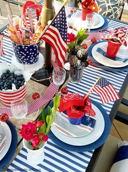 4th of July Table Decor_photo remodelacasa