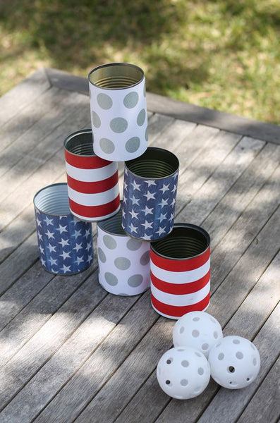 4th of July Games Hit the Can_photo Evite_How to Throw the Best 4th of July Backyard Party_Riles & Bash