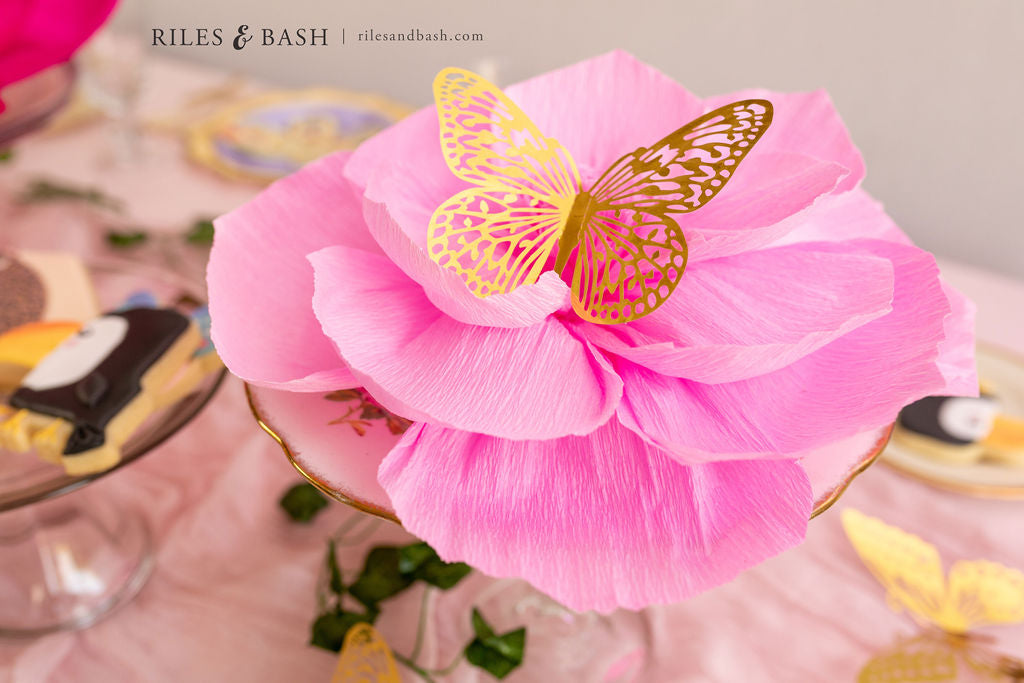 Riles & Bash An Enchanted Pink & Purple Butterfly Garden Party