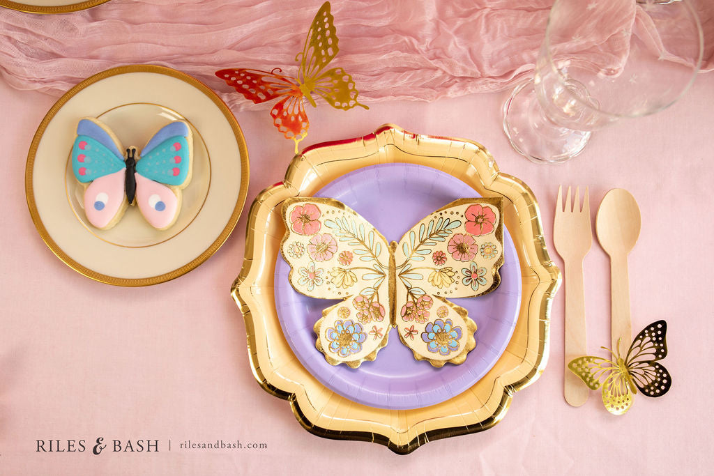 An Enchanted Pink & Purple Butterfly Garden Party – Riles & Bash