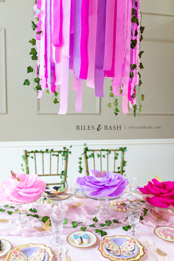 Riles & Bash An Enchanted Pink & Purple Butterfly Garden Party