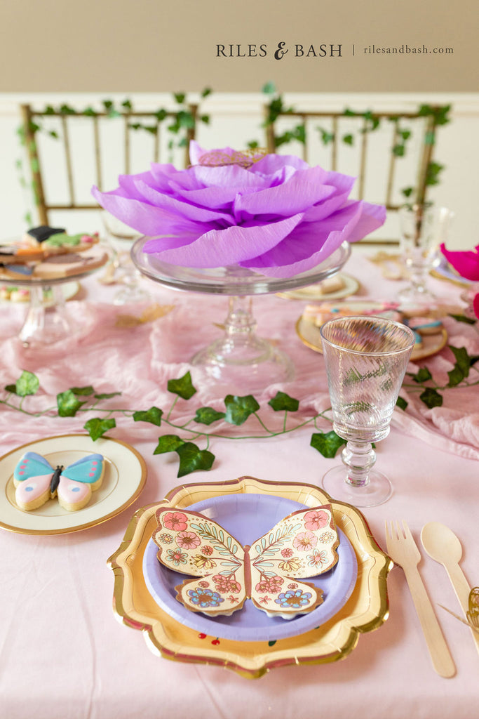 An Enchanted Pink & Purple Butterfly Garden Party – Riles & Bash