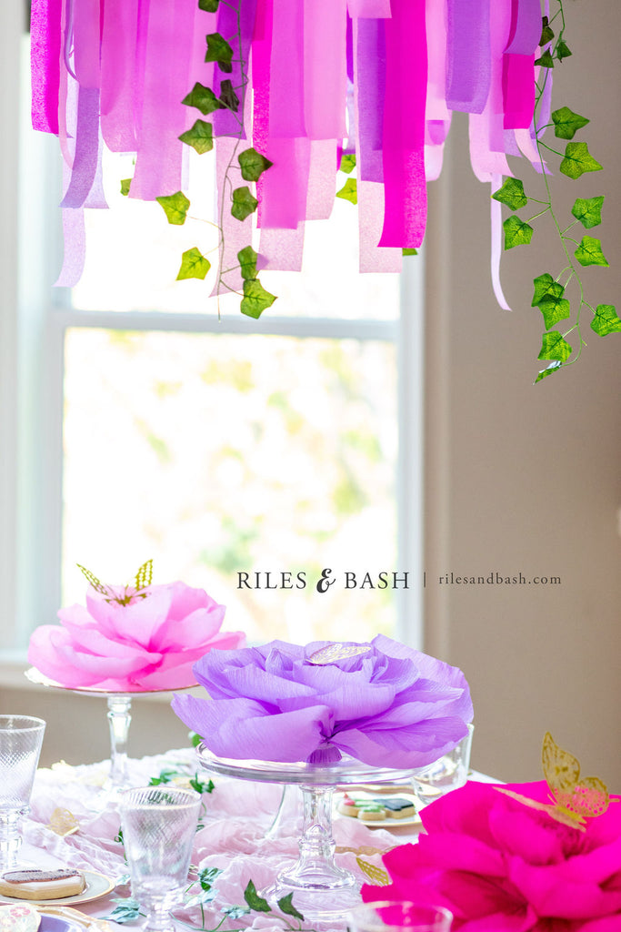 Riles & Bash An Enchanted Pink & Purple Butterfly Garden Party