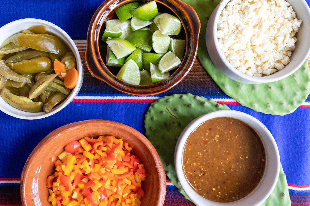 Riles & Bash Fiesta Mexican Streamer Backdrop with Crepe Paper Fiesta Flowers_How to Host a Mexican Taco Bar Fiesta