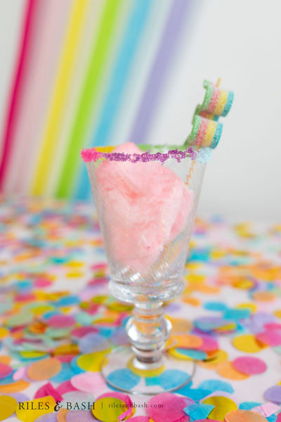 Cotton Candy Mocktails for Valentine's Day