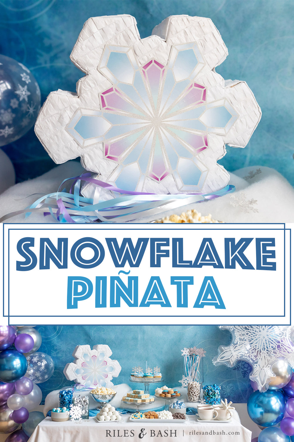 Riles & Bash Snowflake Pinata