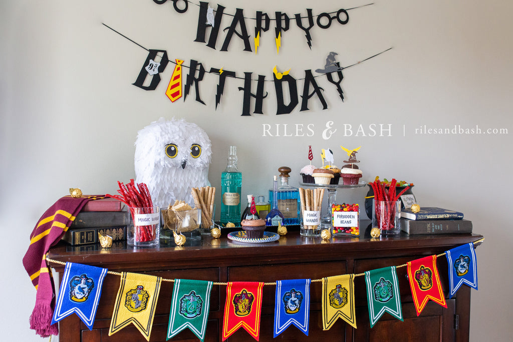 How To Throw an Epic Harry Potter Birthday Party - zoo&roo