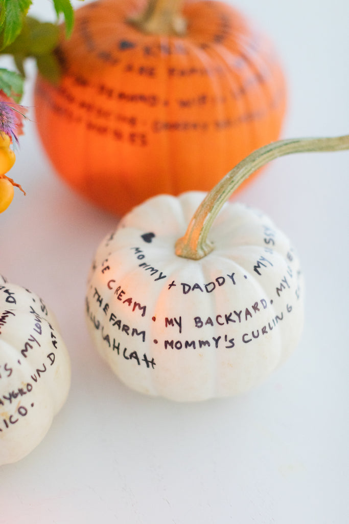 Thankful Pumpkin | Gratitude Pumpkin