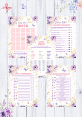 Butterfly Baby Shower printable