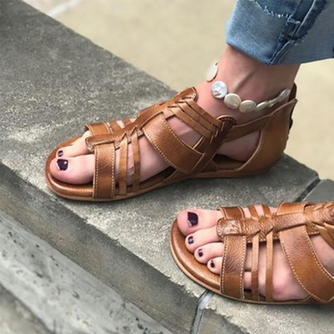 peep toe gladiator sandals