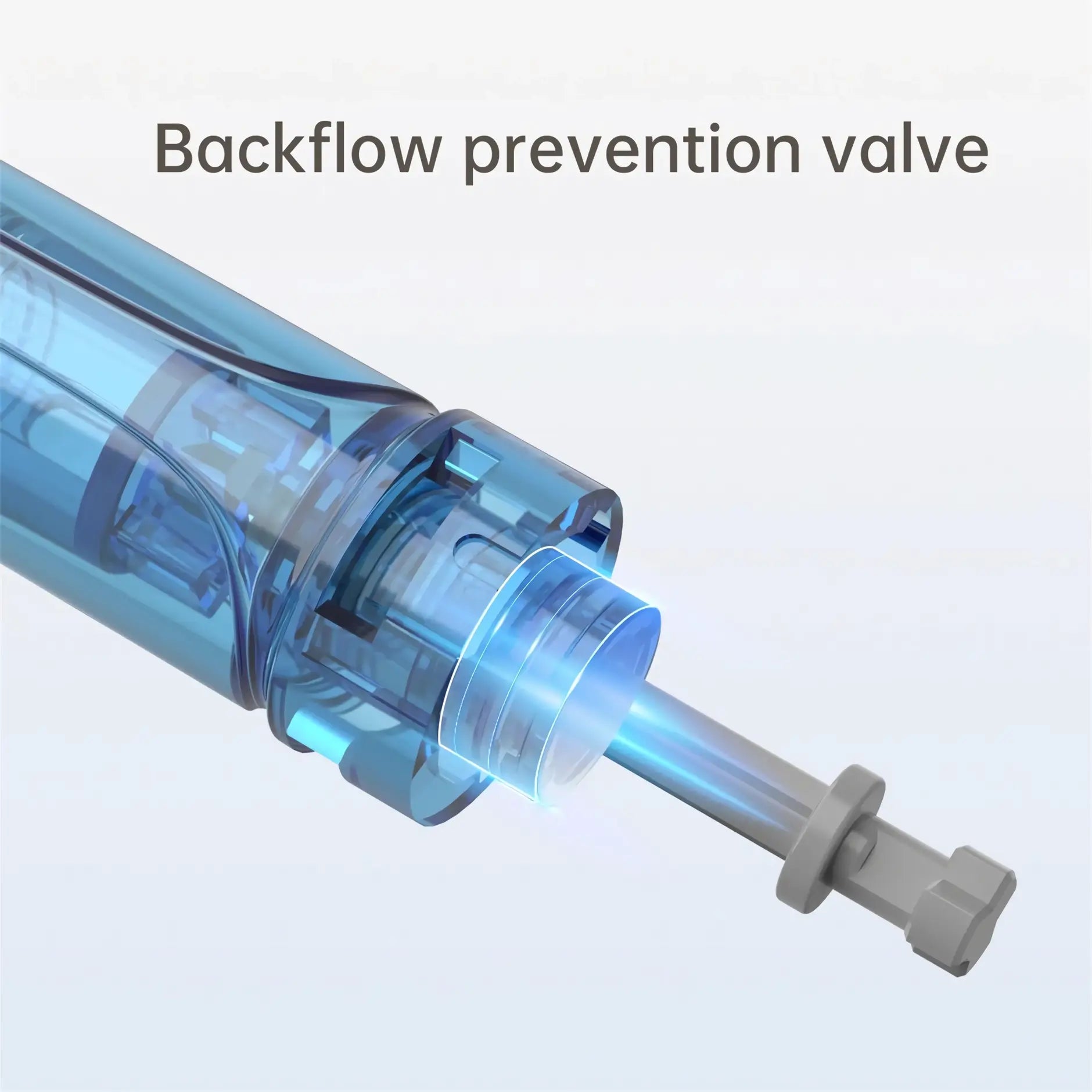 Backflow prevention value for Dr.pen m8s