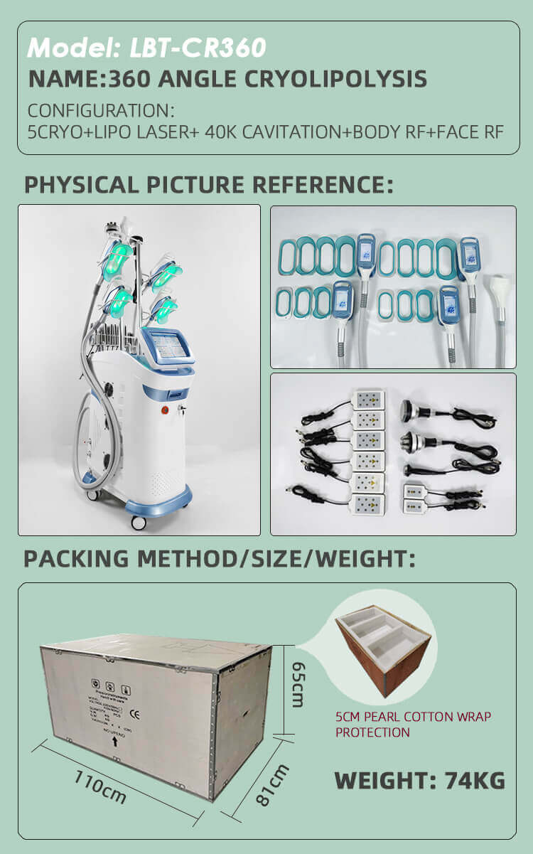 The Package of Cryo Slimming Machine