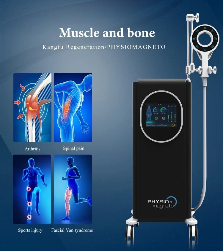 Pulsed electromagnetic field therapy machine for muscle and bone