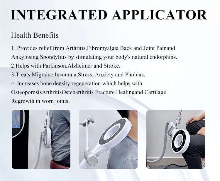 Pulsed electromagnetic field therapy machine applicator