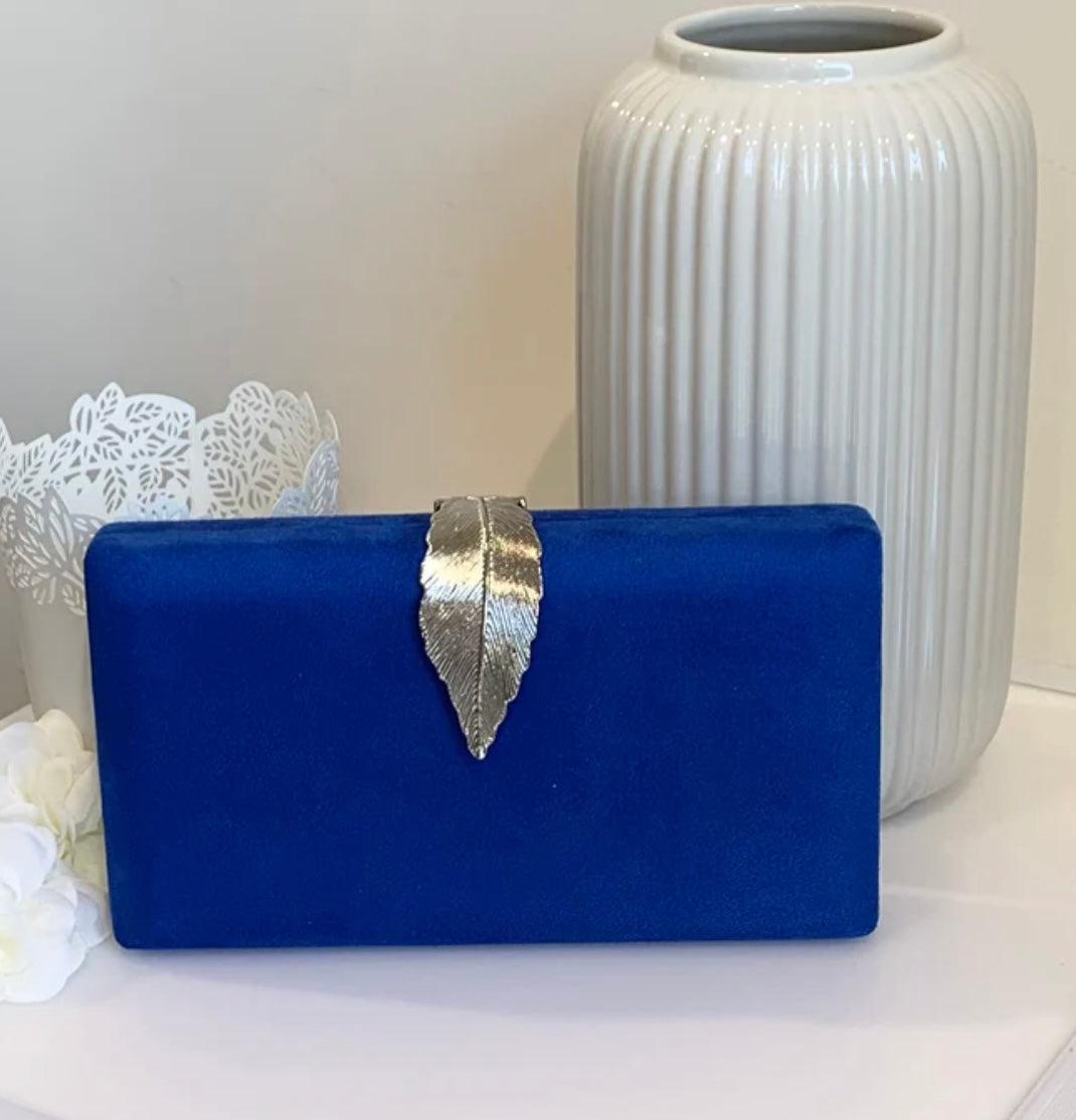 Vegan Leather Small Crossbody Bag or Wristlet Clutch Purse, Includes  Adjustable Shoulder and Wrist Straps by Humble Chic NY, Royal Blue, Cobalt  - Walmart.com