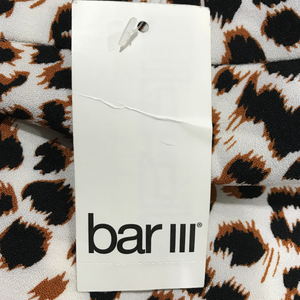 Bar III Leopard Print Skirt in Pearl/Tobacco Multi Size 3X (NWT)