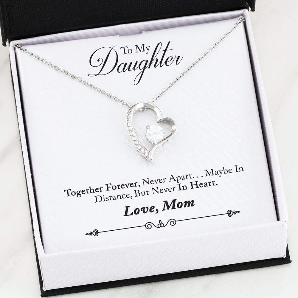to my daughter heart pendant