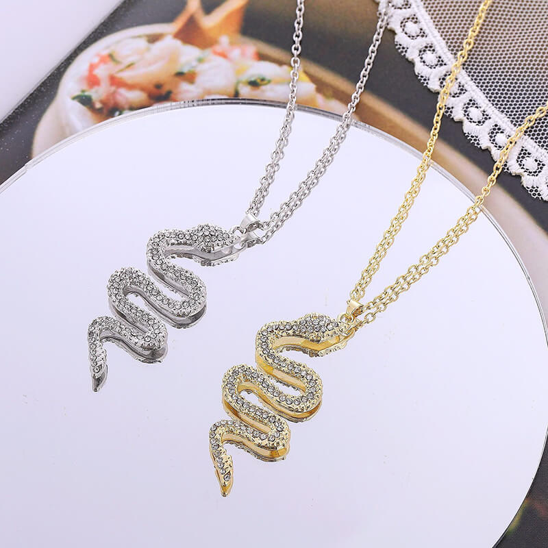 Snake Crystal Necklace | Snake Fashion™