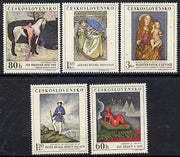 Czechoslovakia 1968 Art (3rd                    issue) set of 5 MNH, SG 1790-94, Mi 1839-43