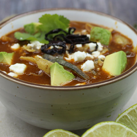 Cómo hacer sopa azteca