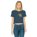 Legalize Freedom Classic Women's Cropped Raw Edge T-Shirt