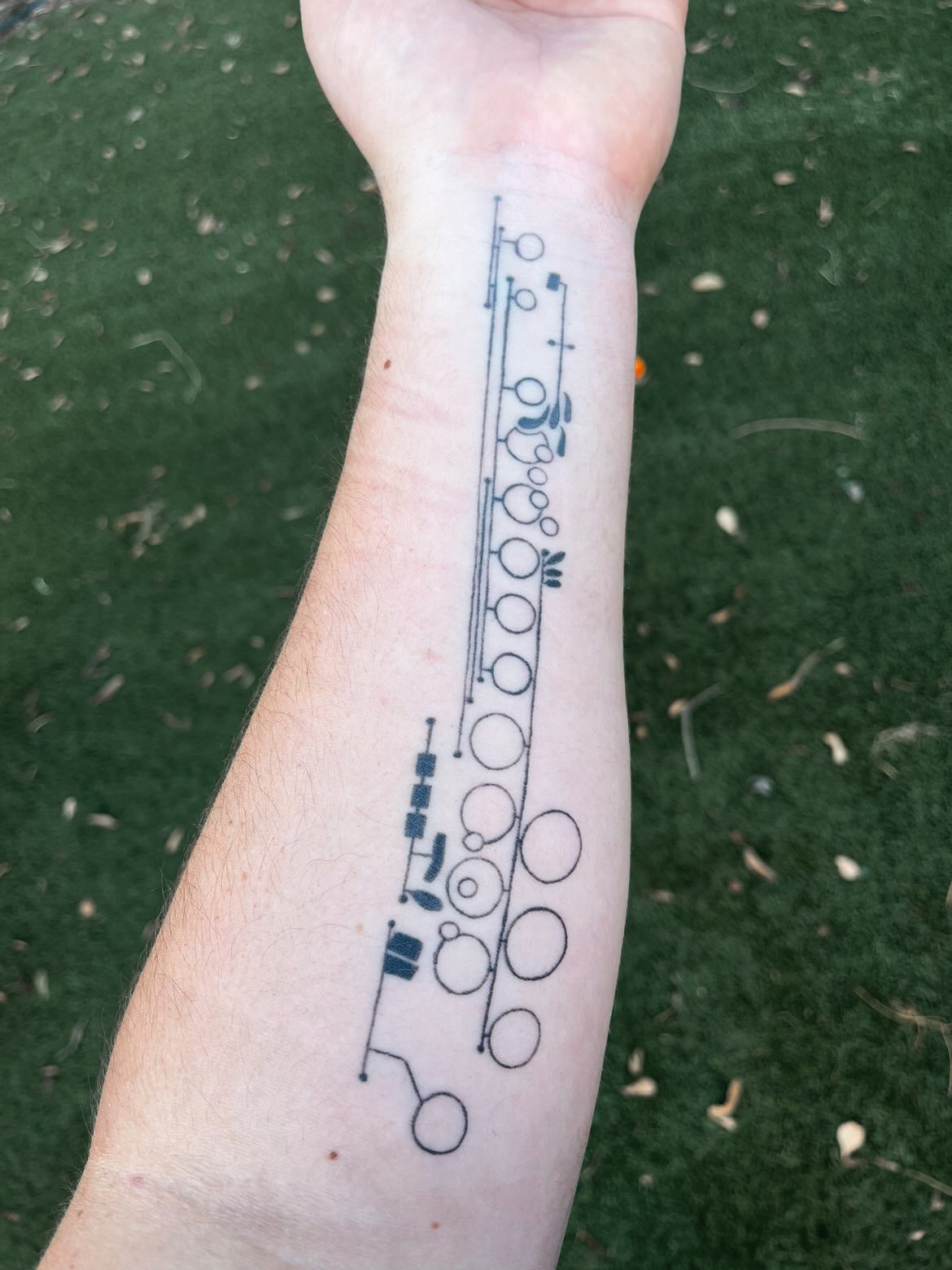 Saxophone Keys Tattoos