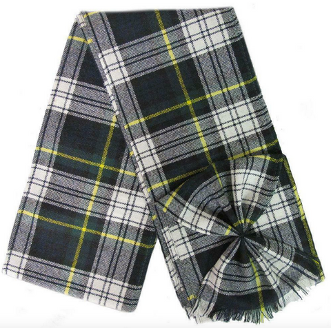Scottish 100% Wool Tartan Ladies Mini Sash With Rosette - Dress Gordon