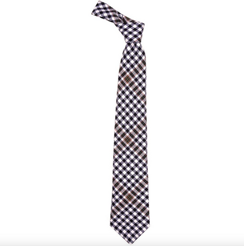 100% Wool Traditional Tartan Neck Tie - Burns