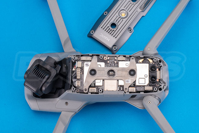 DJI Mavic Air 2 RCGeeks teardown 10 metal base removed