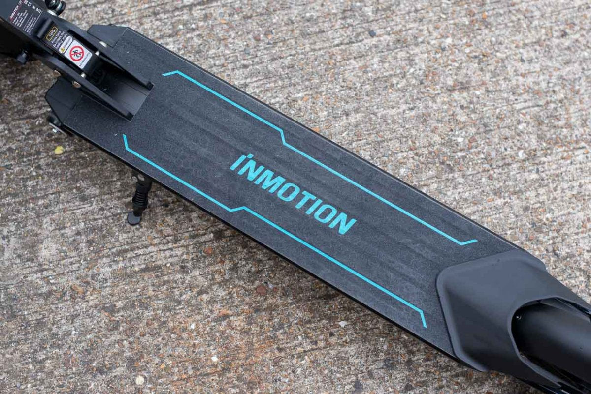 Inmotion L8F review footplate grip tape skateboard