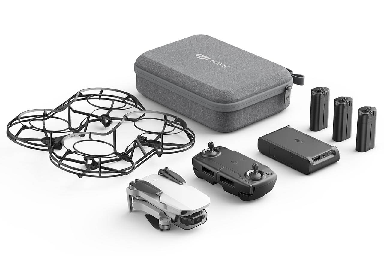 mavic mini uk launch Fly more combo contents