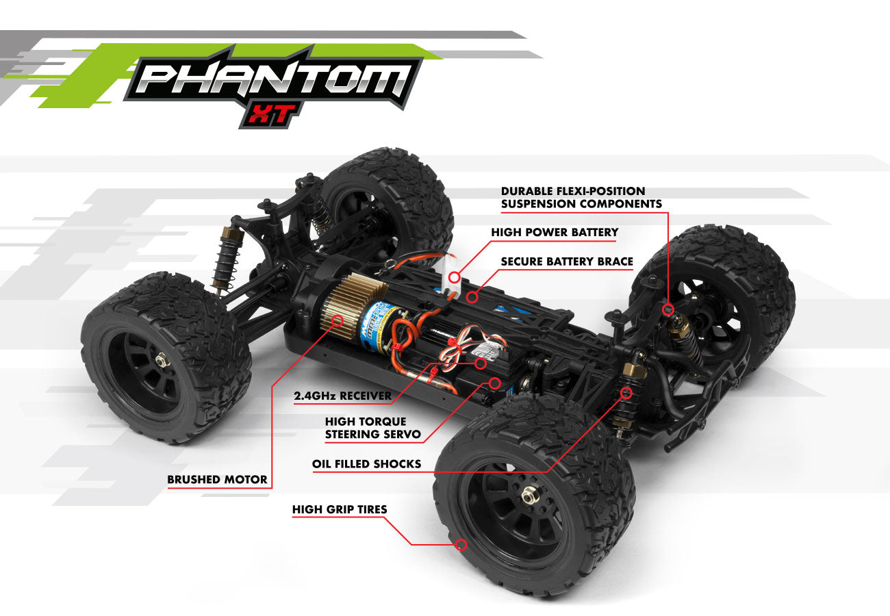 Maverick Phantom XT 1/10 Brushed Truck