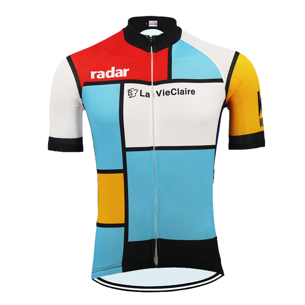 La Vie Claire Short Sleeve Cycling Jersey - Pedal Clothing