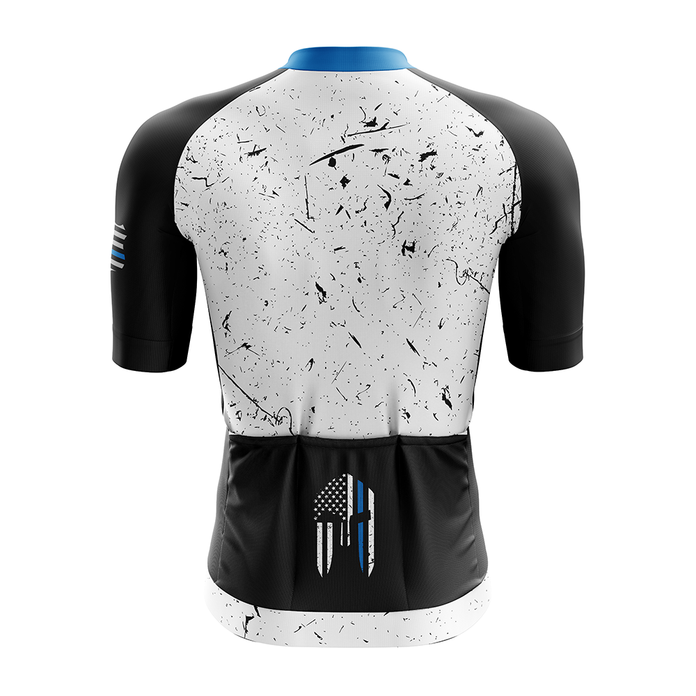 thin blue line cycling jersey