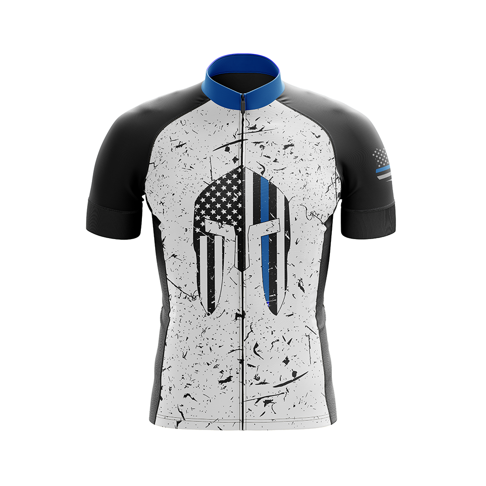 thin blue line bike jersey