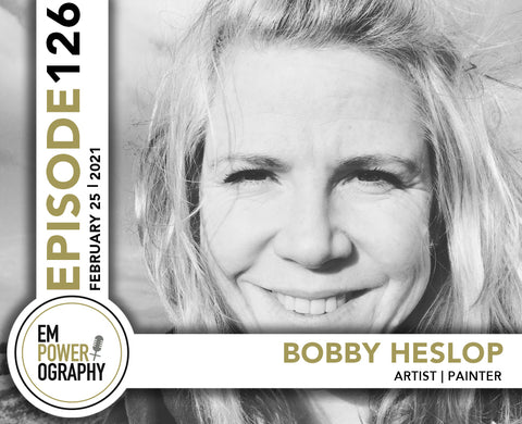 artist podcast with Roberta Heslop Art