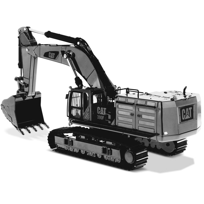 1:50 Cat® 390F L Hydraulic Excavator - Gunmetal Finish — Diecast