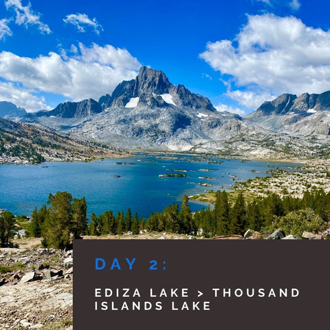 Ediza Lake to Thousand Islands Lake - 6 Days on the John Muir Trail (JMT)