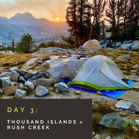 Thousand Islands to Rush Creek - 6 Days on the John Muir Trail (JMT)