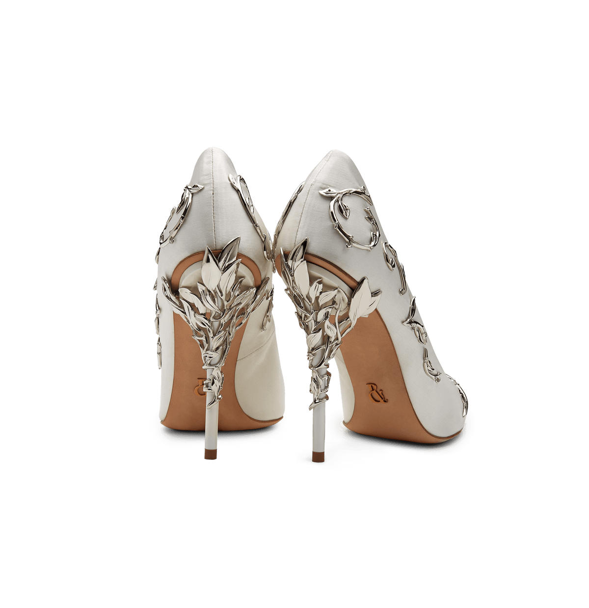 ralph and russo white heels