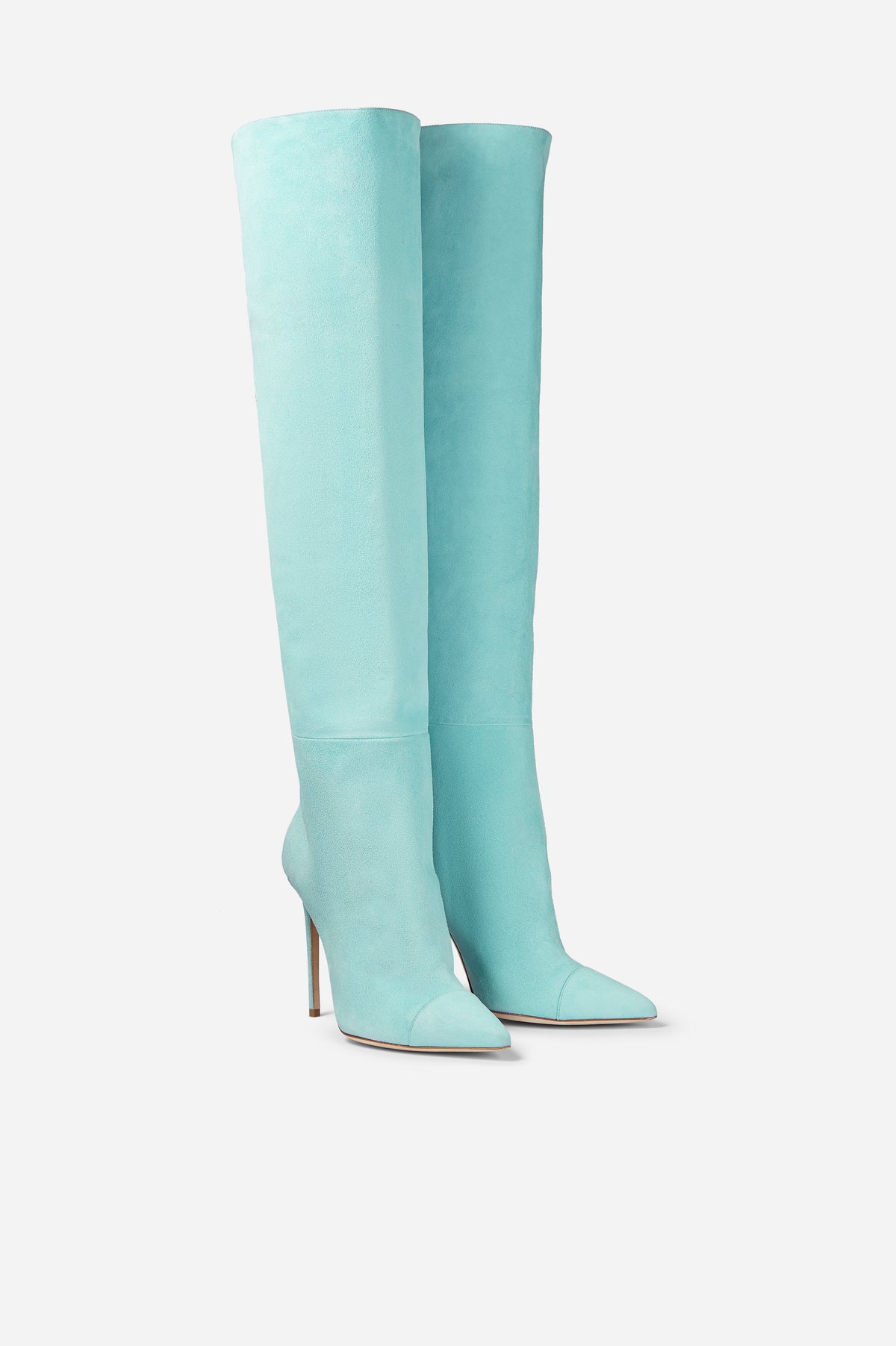 teal over the knee boots