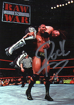 1998 Comic Images WWF Superstarz Autographs The Rock