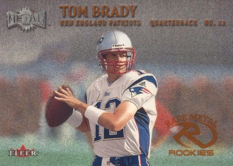 2000 Metal Tom Brady RC #267