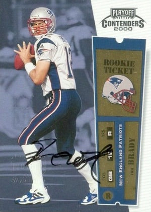 2000 Playoff Contenders Tom Brady RC #144 Autograph