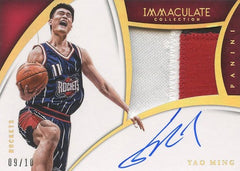2014-15 Immaculate Collection Autograph Patch Yao Ming