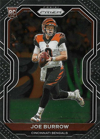 2020 Panini Prizm Joe Burrow Rookie Card #307