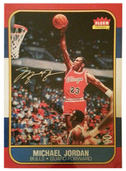 Autographed Michael Jordan Rookie Card