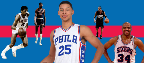 Simmons Philadelphia 76ers Legends