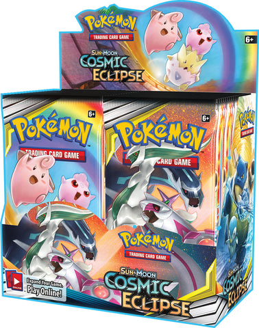 pokemon cosmic eclipse booster box art