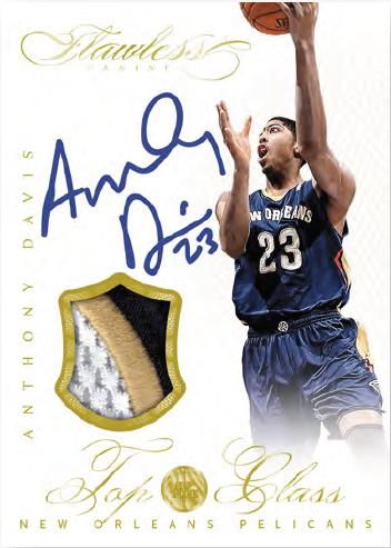 2013/14 Panini Flawless Basketball Anthony Davis | Cherry Collectables | NBA Trading Cards Australia